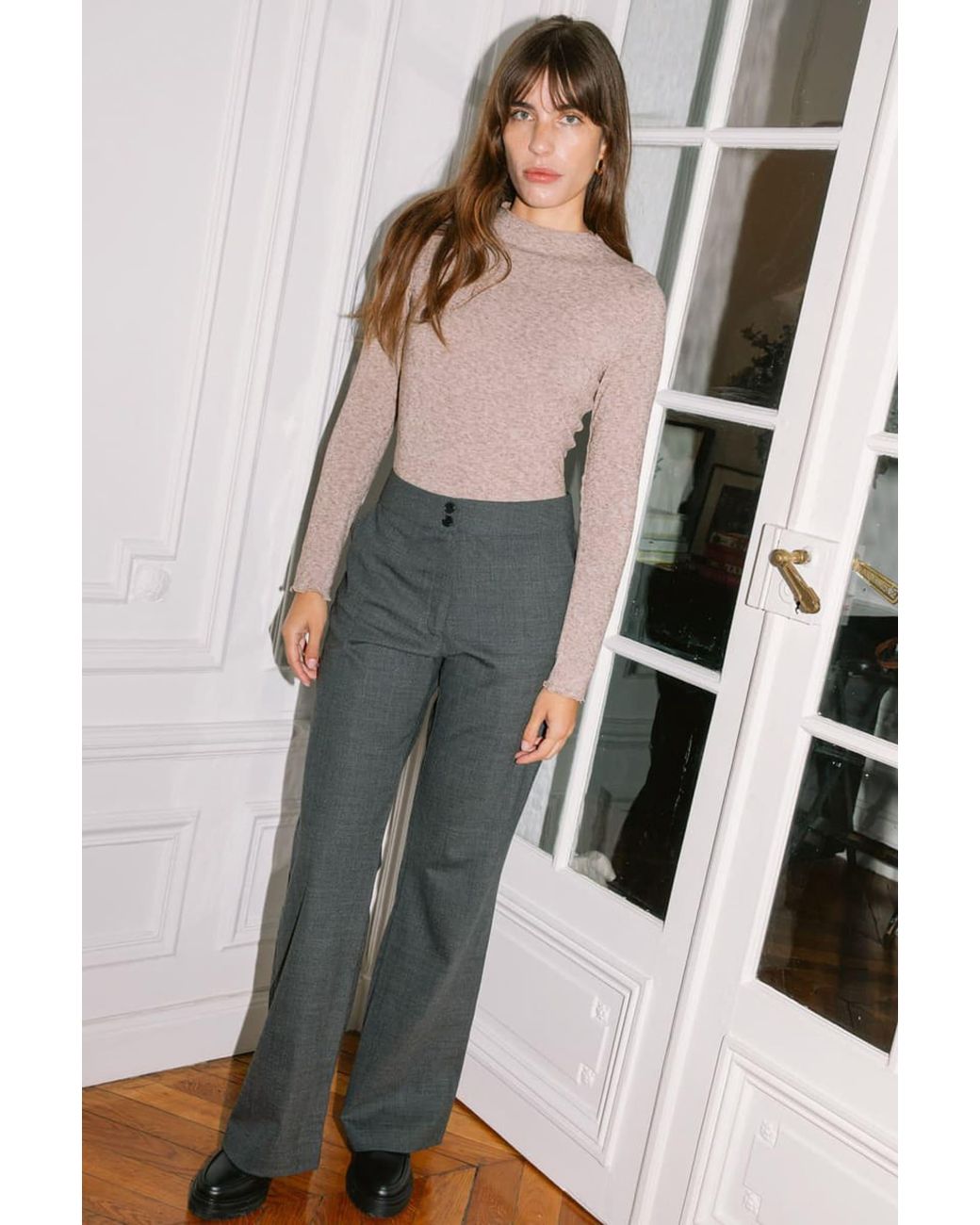 AVANI Apparel Gray Laurier Pants
