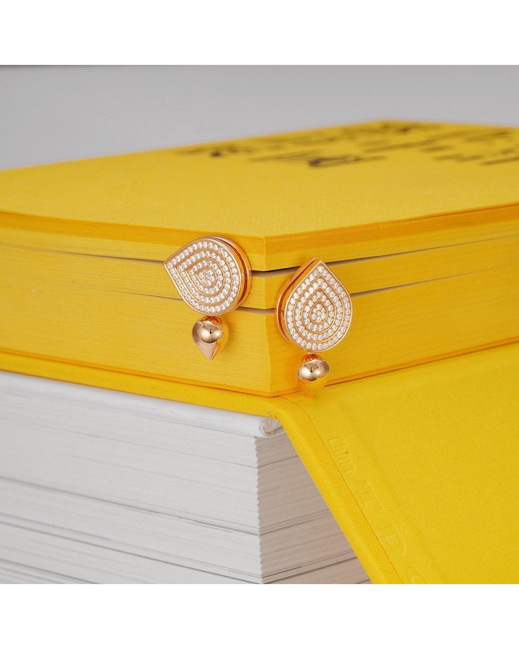 Meulien Metallic Dancing Waterdrop Earrings