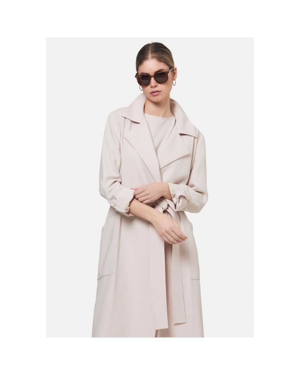 Helen Mcalinden Neutrals Lydiah Natural Pearl Duster Coat