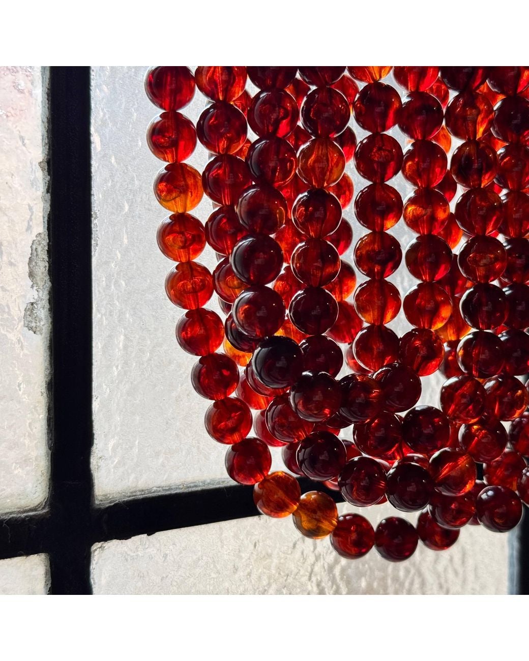 Fairchild Baldwin Red Round Bella Venetian Necklace