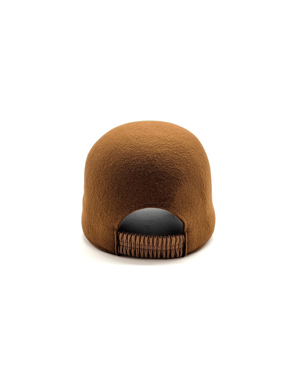 DORIA 1905 Brown Wool Felt Baseball Cap for men