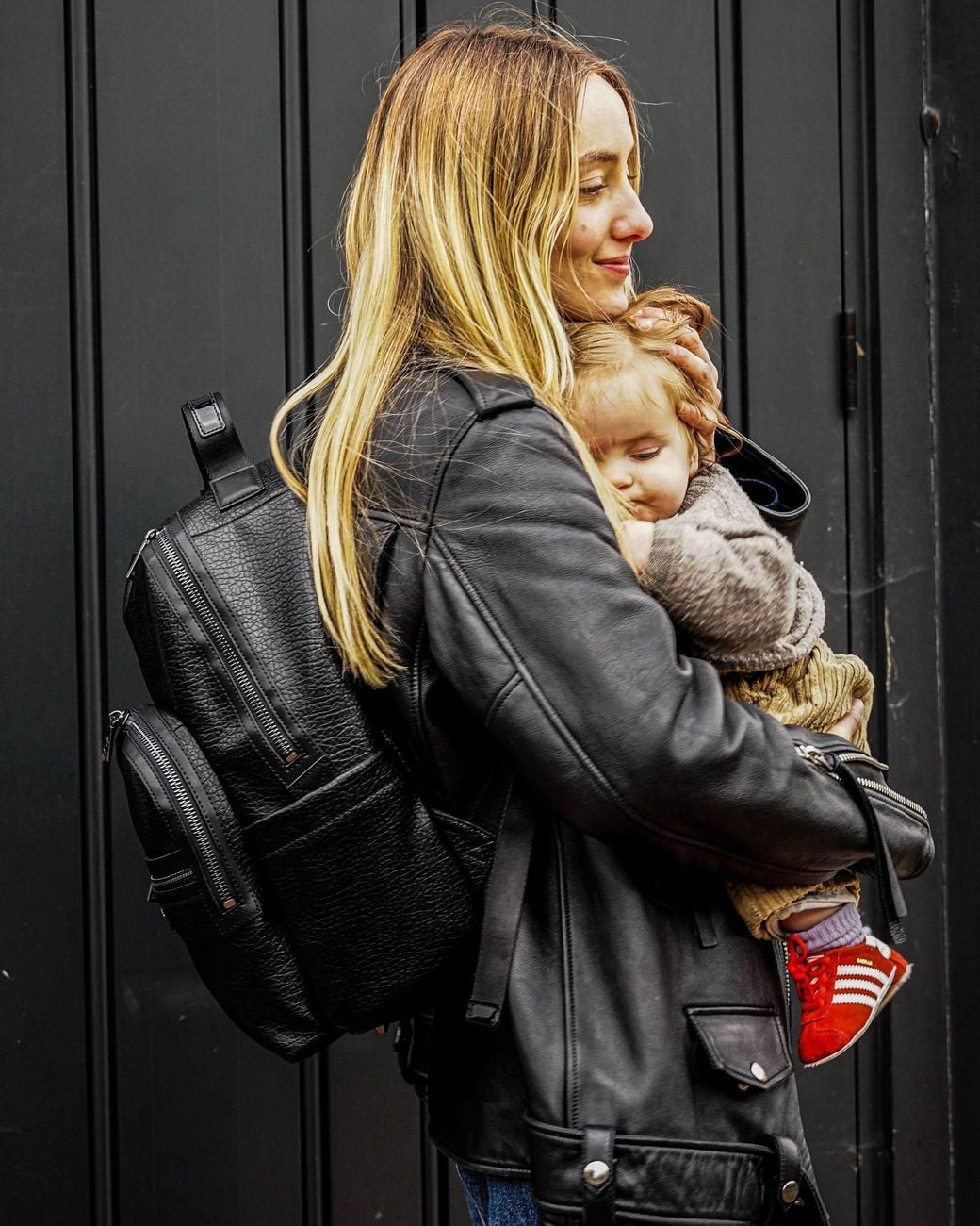 Tiba + Marl Black Elwood 2.0 Changing Backpack
