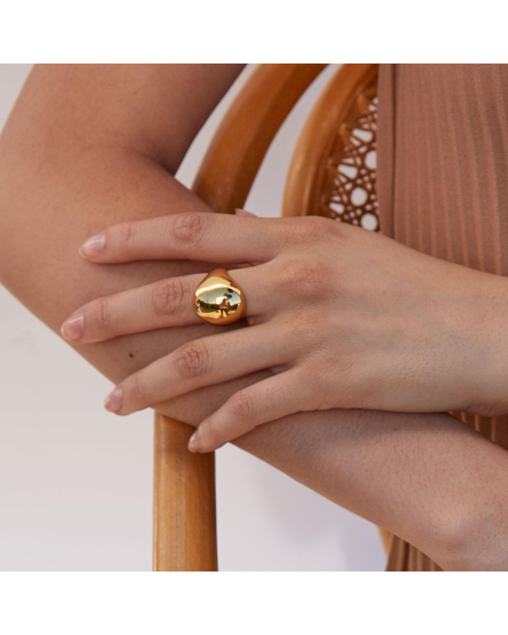 Biko Jewellery Metallic Amphora Ring