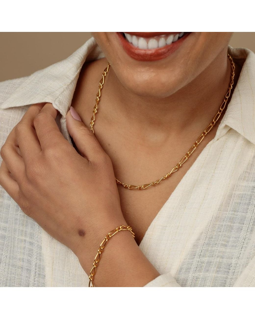 Lily Charmed Metallic Plated My Story Charm Collector Necklace