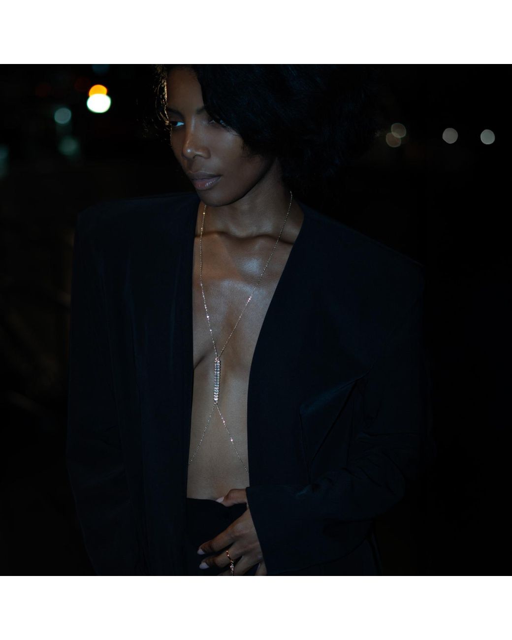 Studio Baloge Metallic Axis Body Chain