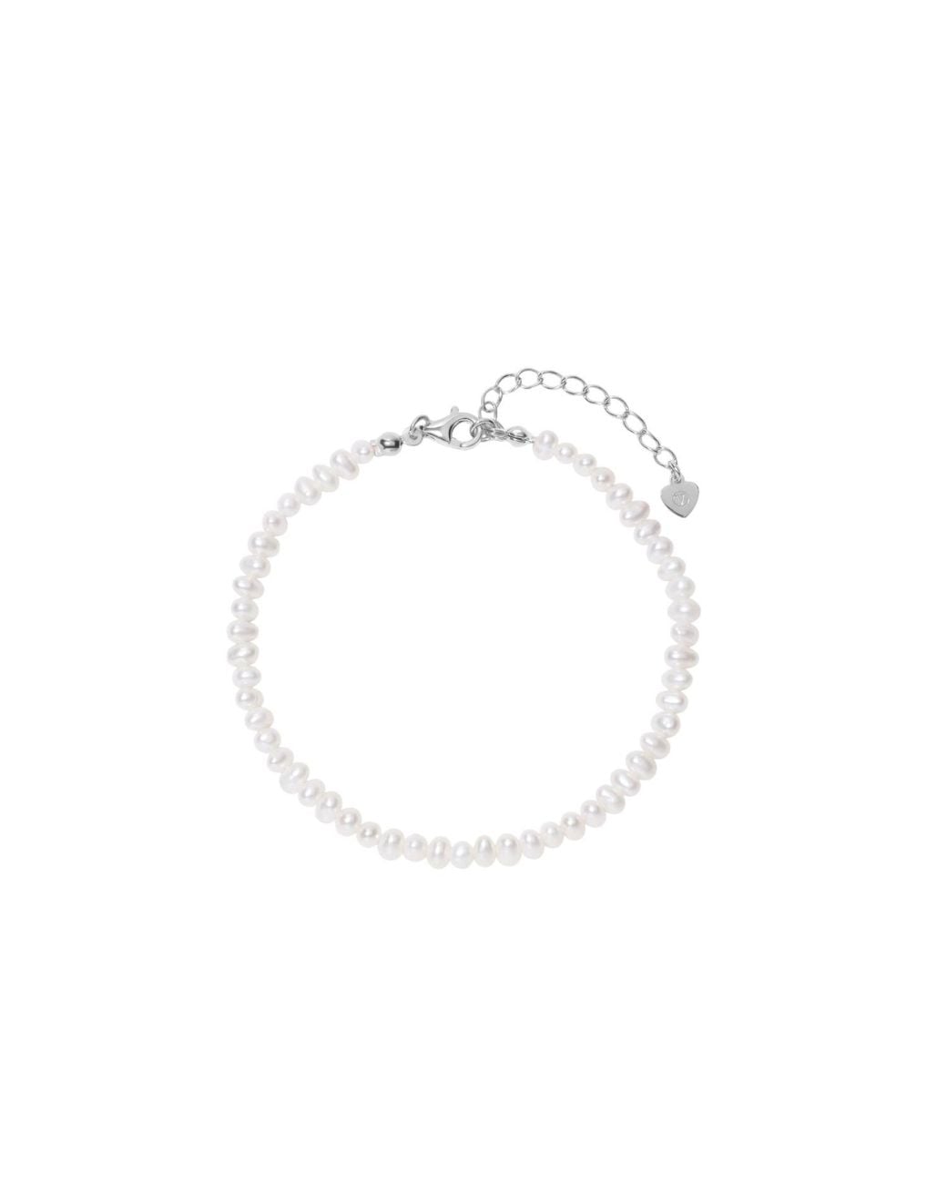 Vanhi White Celia Micro Freshwater Pearl Bracelet