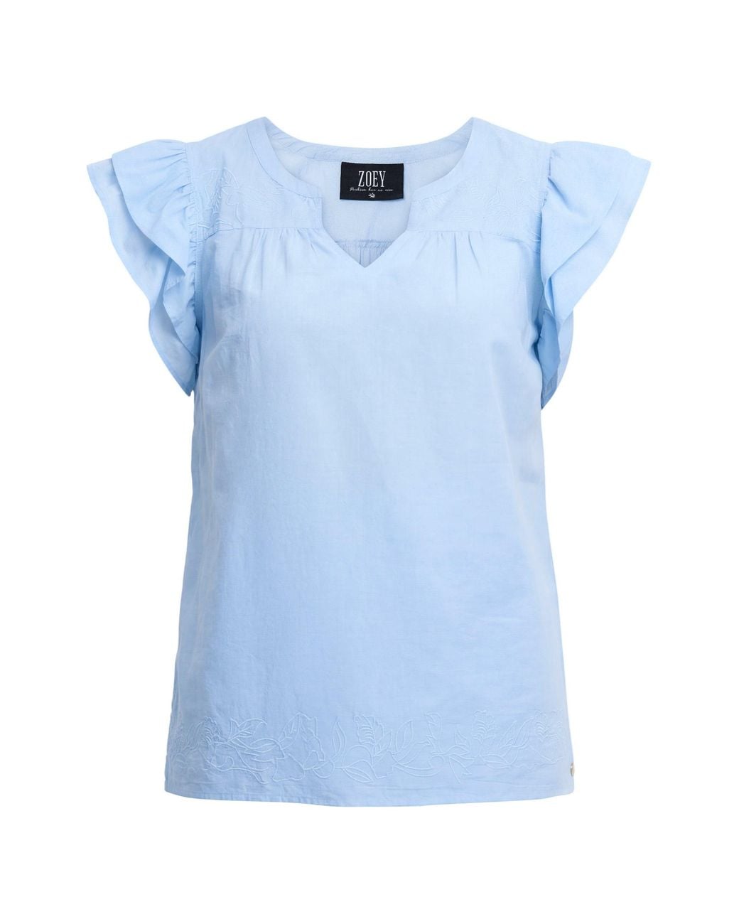 Zoe Blue Cloe Top