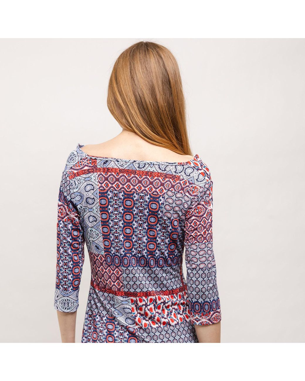 Farinaz Blue Fab Eastern Pattern