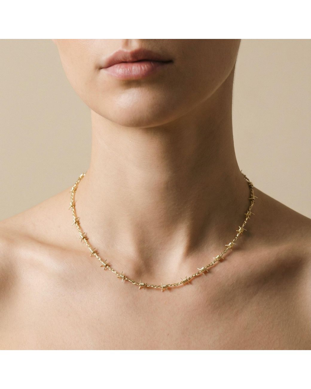 The M Jewelers Metallic The Barb Wire Choker Danielle Guizio X