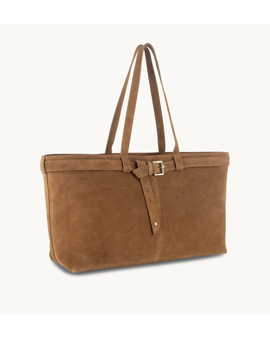 Apatchy London Brown The Esme Tan Suede Bag