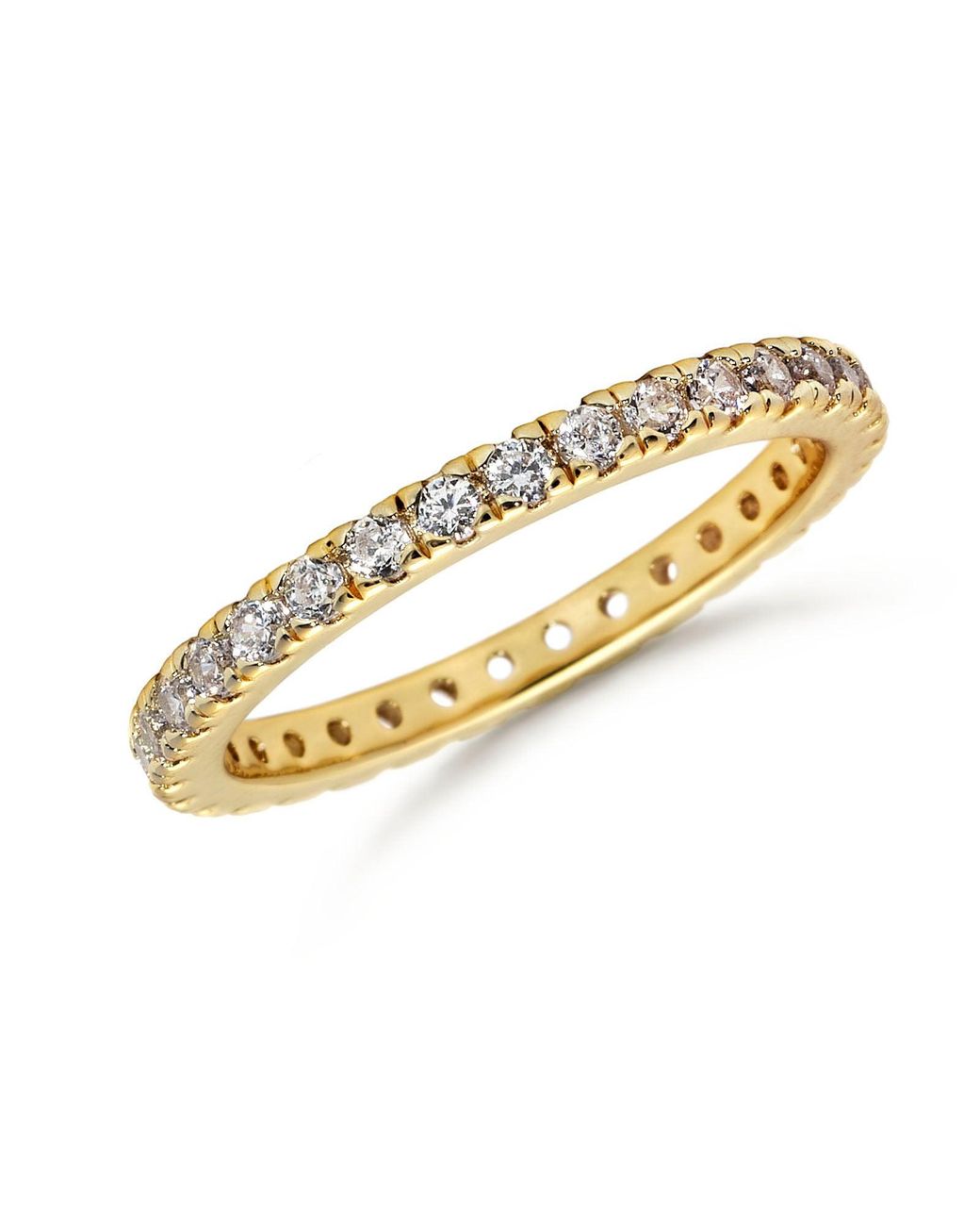 Crystals and Co Metallic Diamond Eternity Ring
