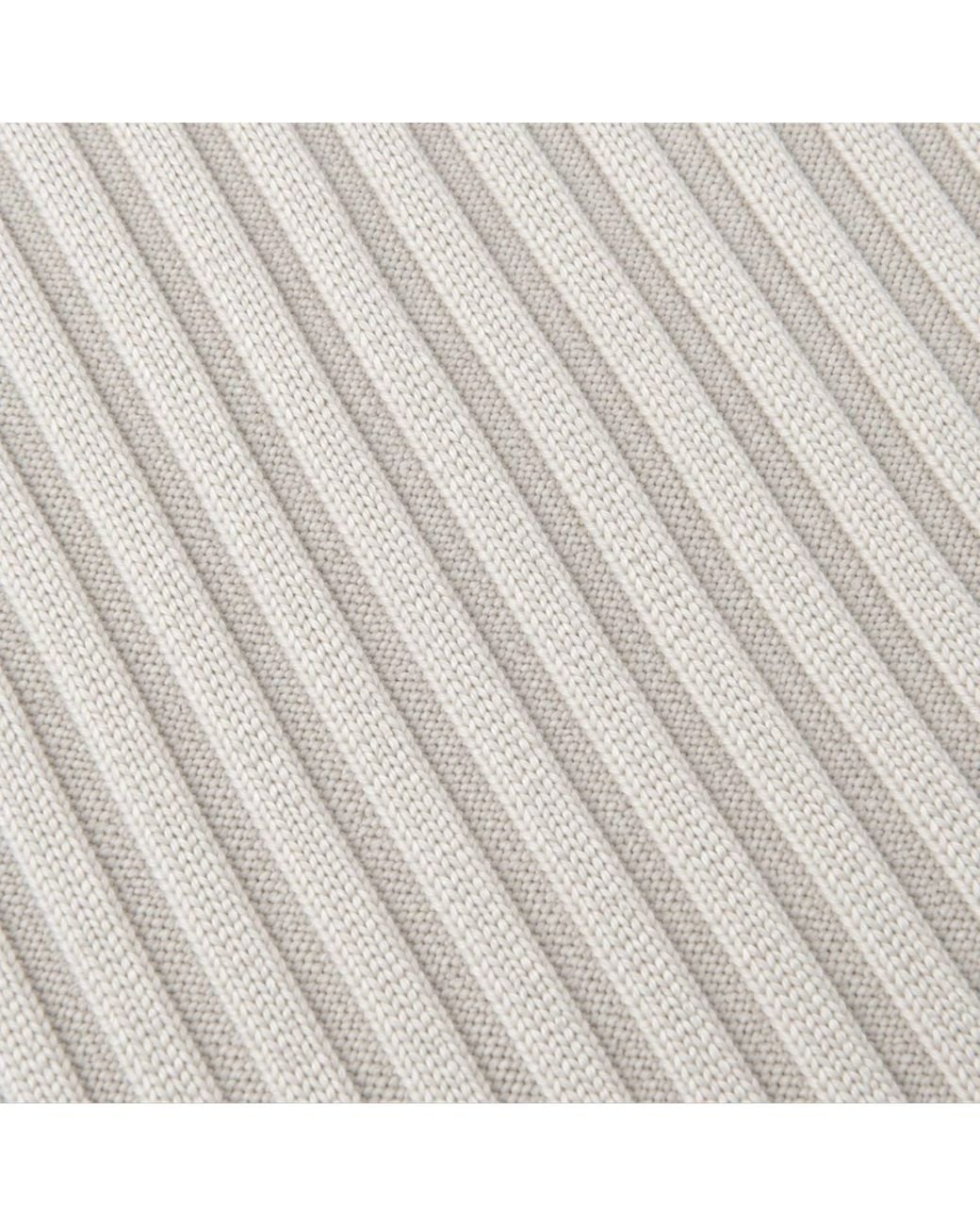 SEREN LONDON Gray Neutrals Ribbed Wool Scarf