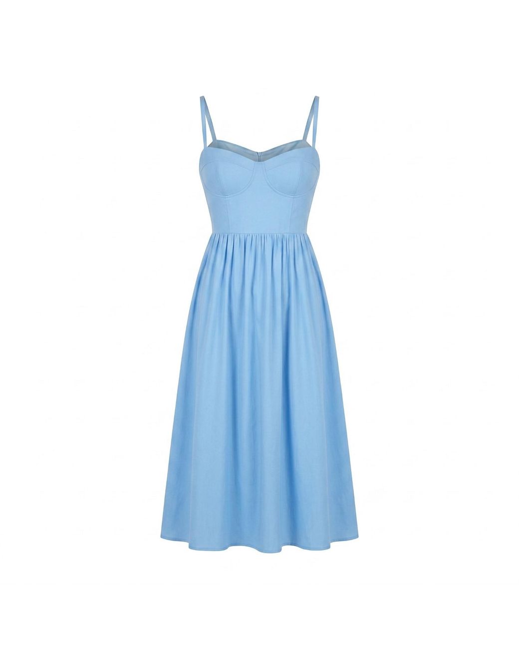Yumi Kim Blue Sunday Date Linen Dress