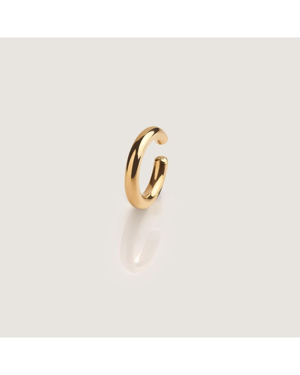 BY EDA DOGAN Metallic Modern Art Deco Ear Cuff