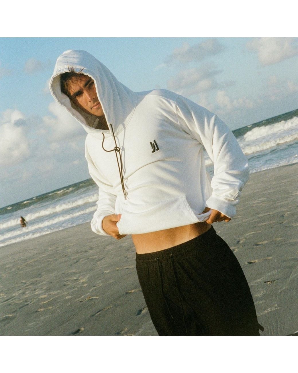 Comune White Luka Hoodie for men