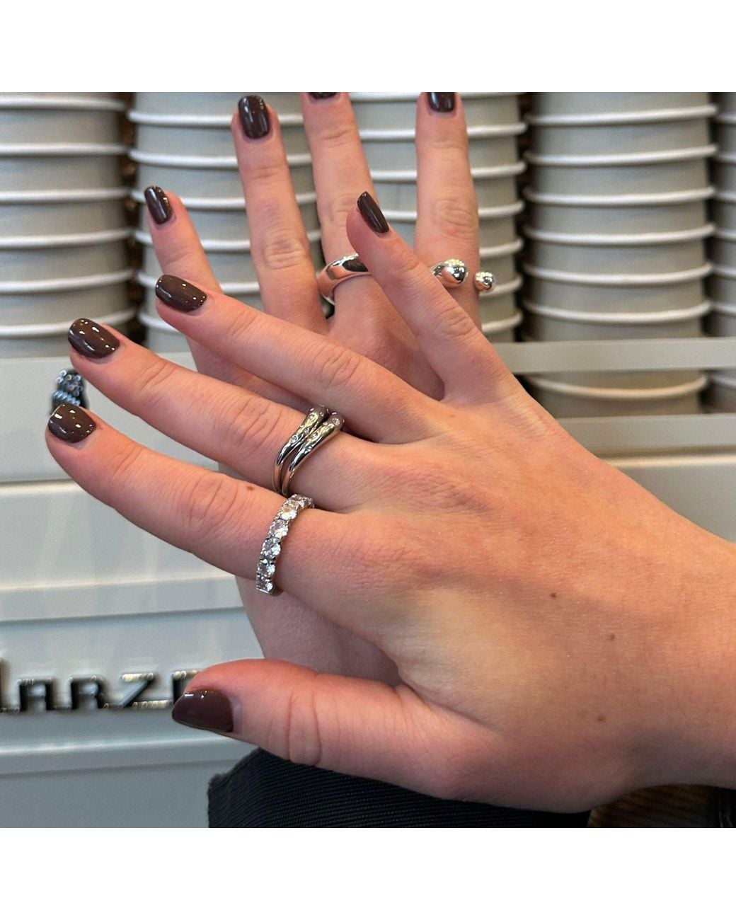 Gingin Metallic Lana Ring