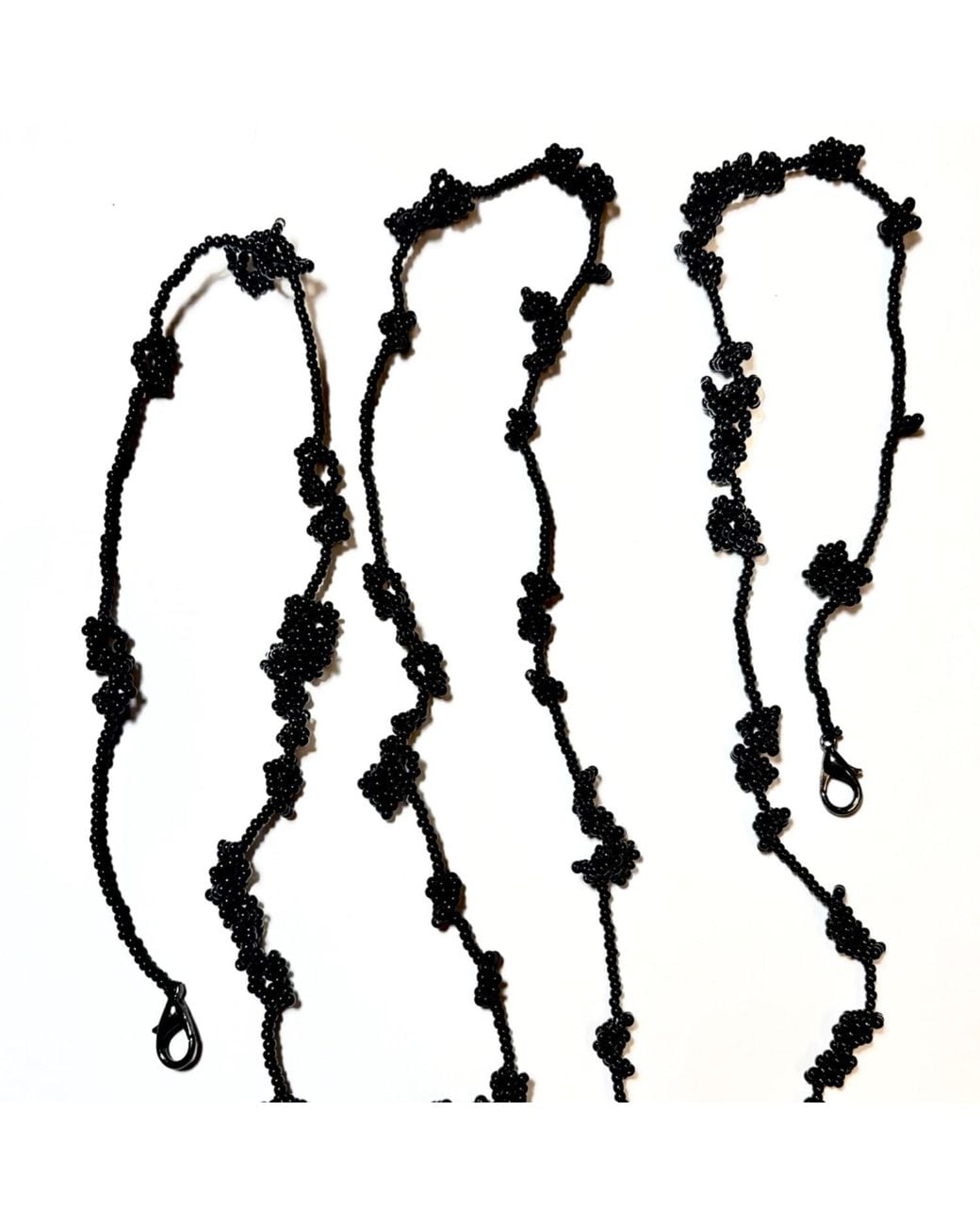 Dopamine Fix by Martina Nunez Black Knot Guilty Necklace Long