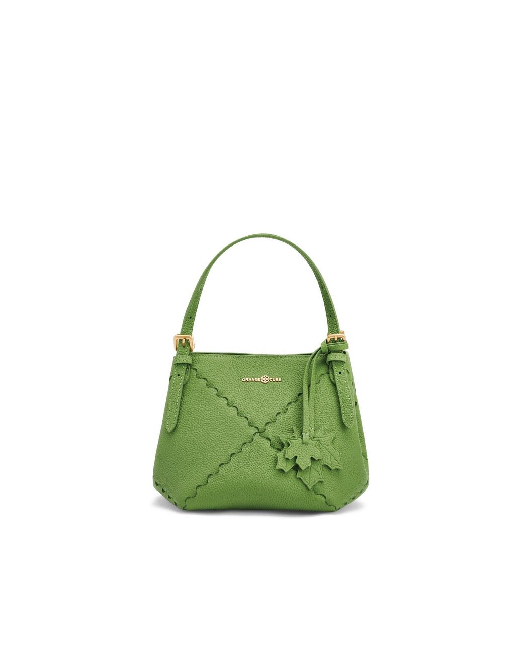 Orange Cube Green Dusk Mosaic Mini Tote
