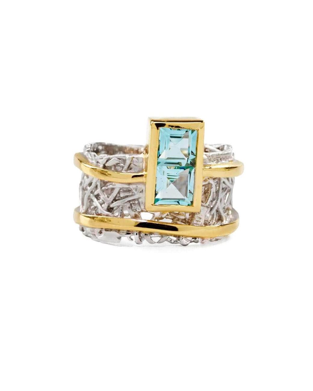 German Kabirski Metallic Verina Topaz Ring
