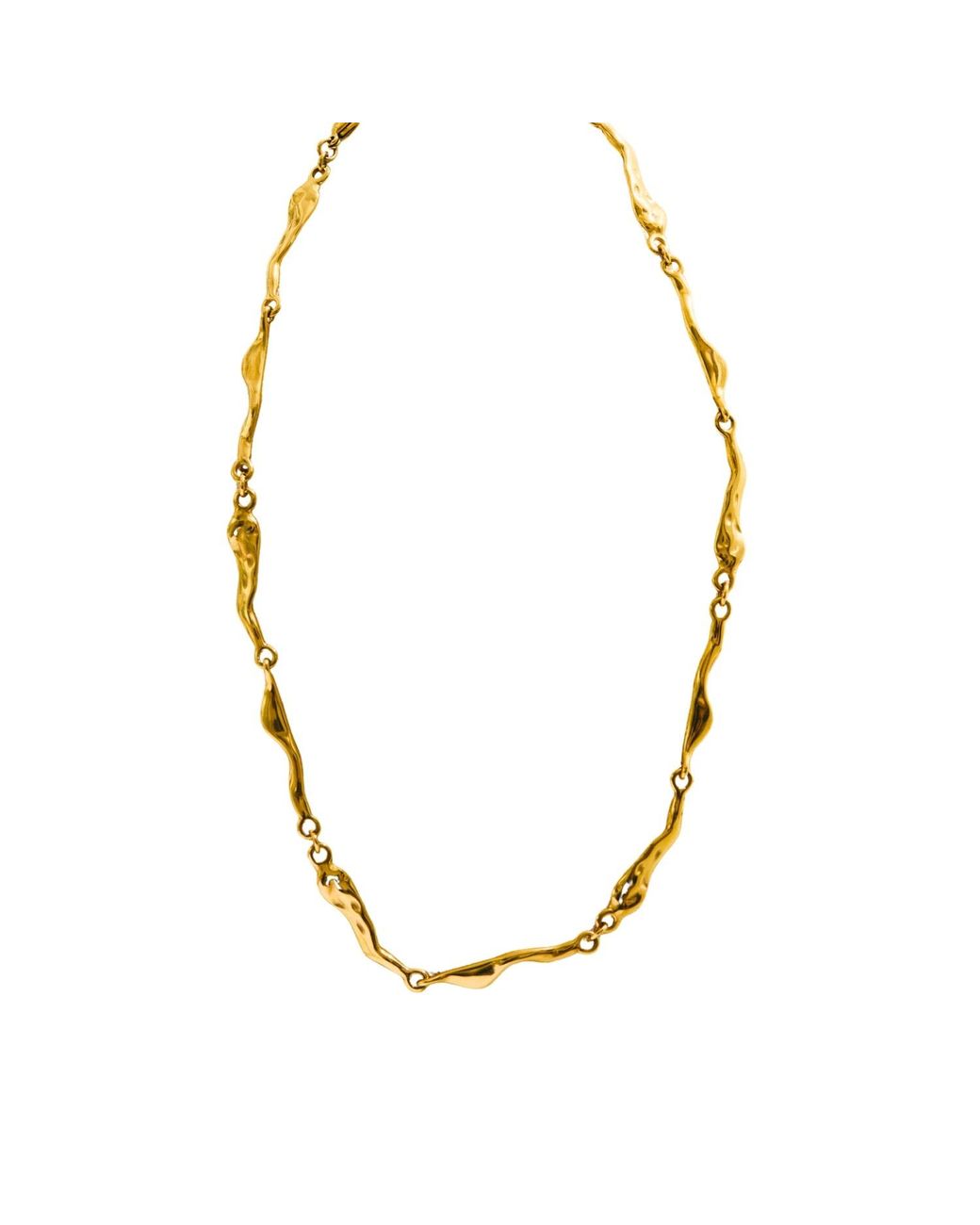 Mulgaro Metallic Ocean's Moon Necklace