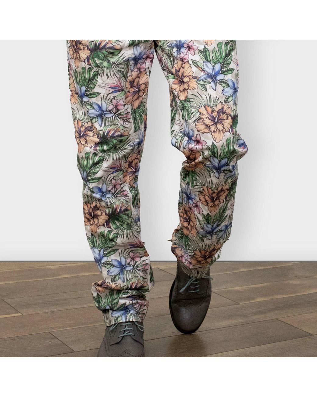 Lords of Harlech Blue Jack Colorful Floral Pumice for men