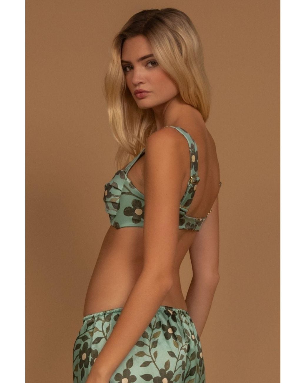 Montce Green Aquamarine Hayden Bikini Top