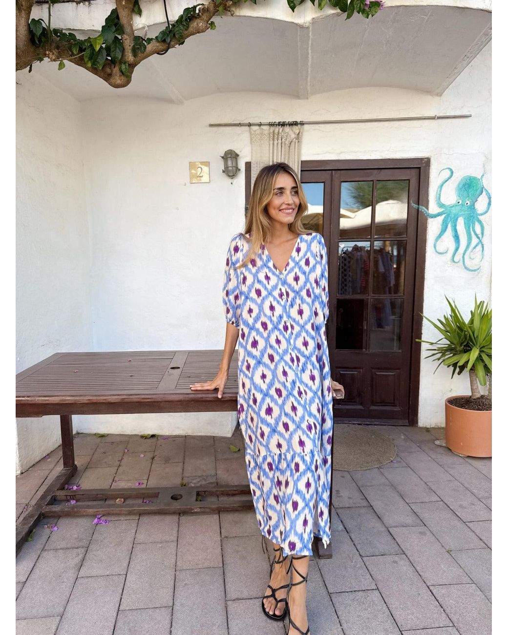 Mind Traveler Blue Mica Dress