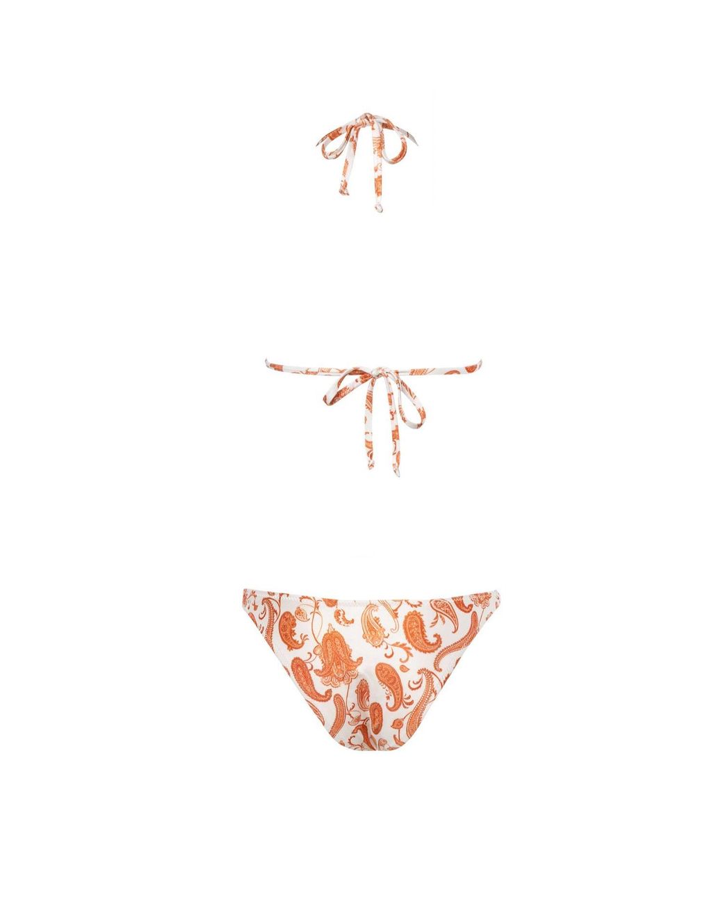 Forever Young the label Orange Neutrals Cream Paisley Bikini Set