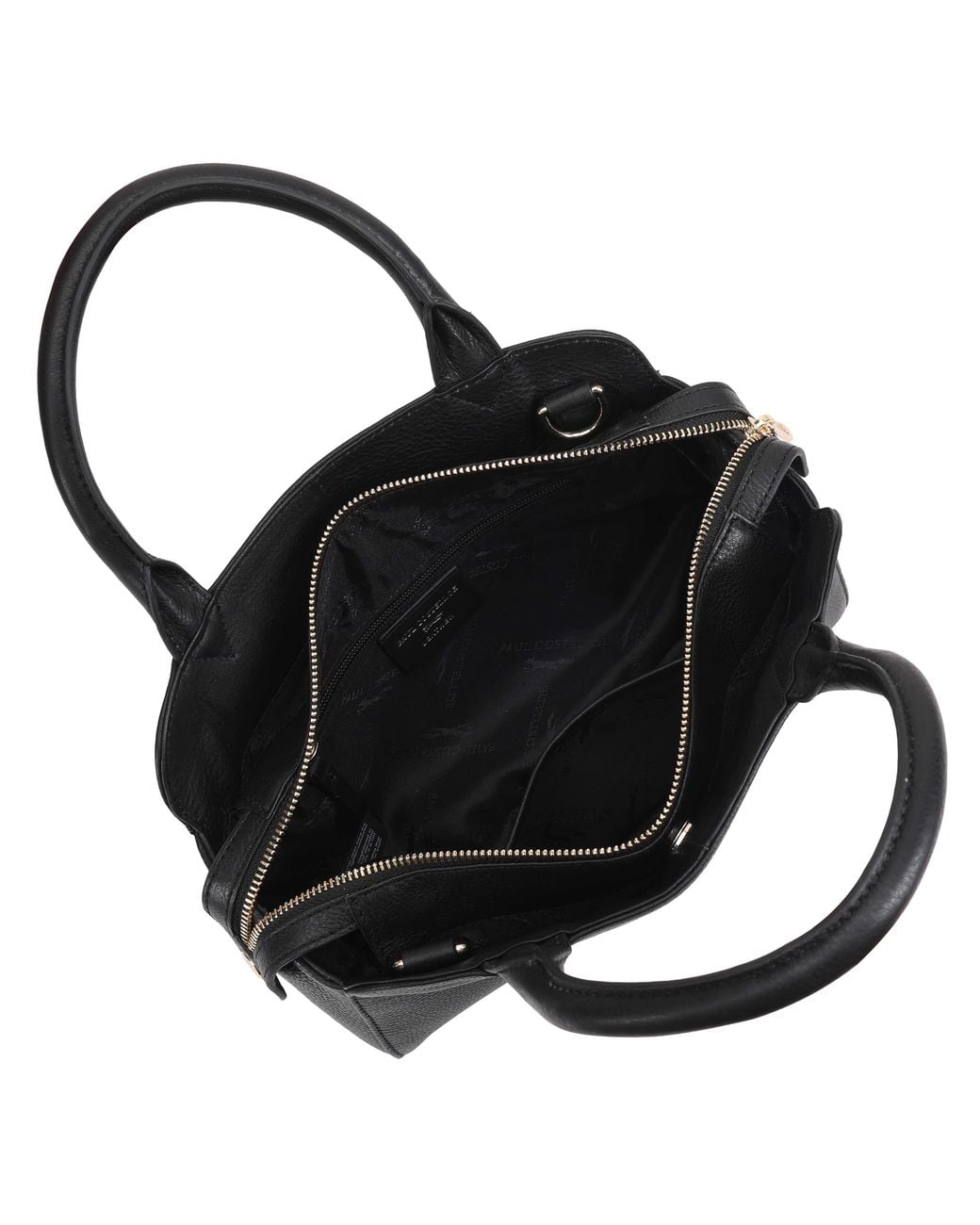 Paul Costelloe Black Giselle Leather Crossbody Bag