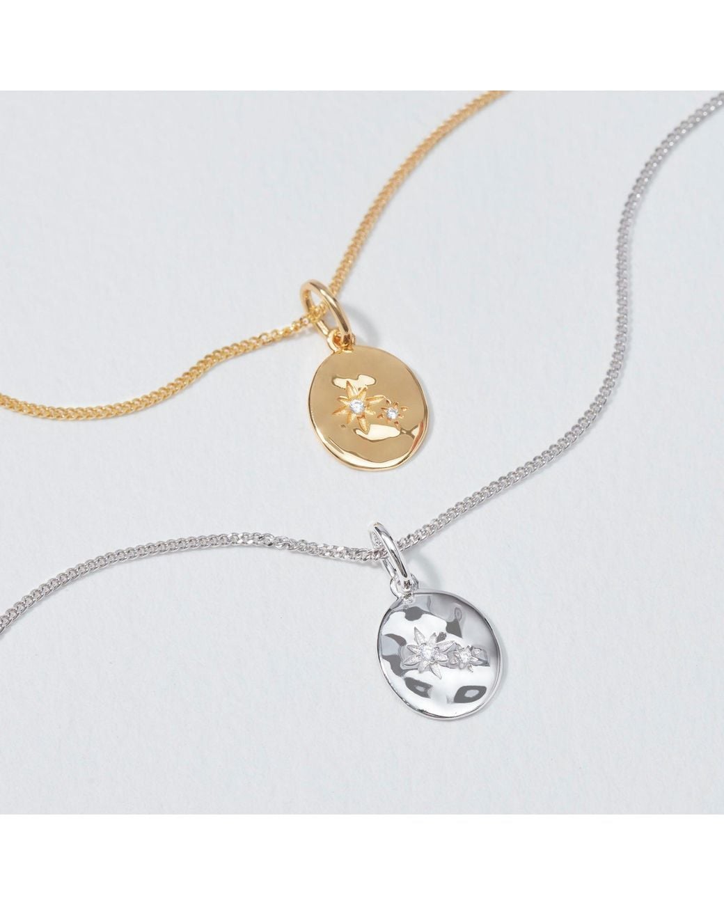 Muru Metallic Mother & Child Necklace