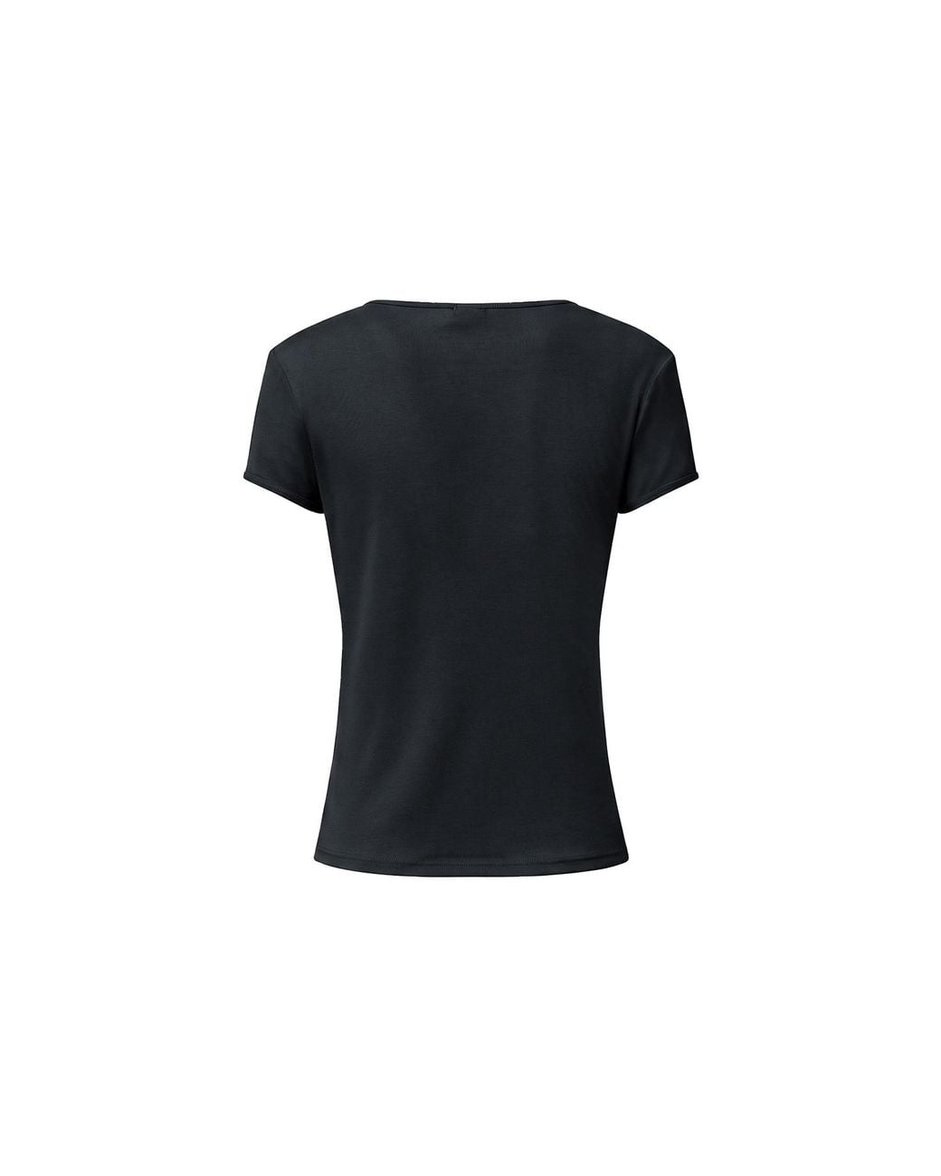 Audrey Vallens Black Avlw Rib Top Noir