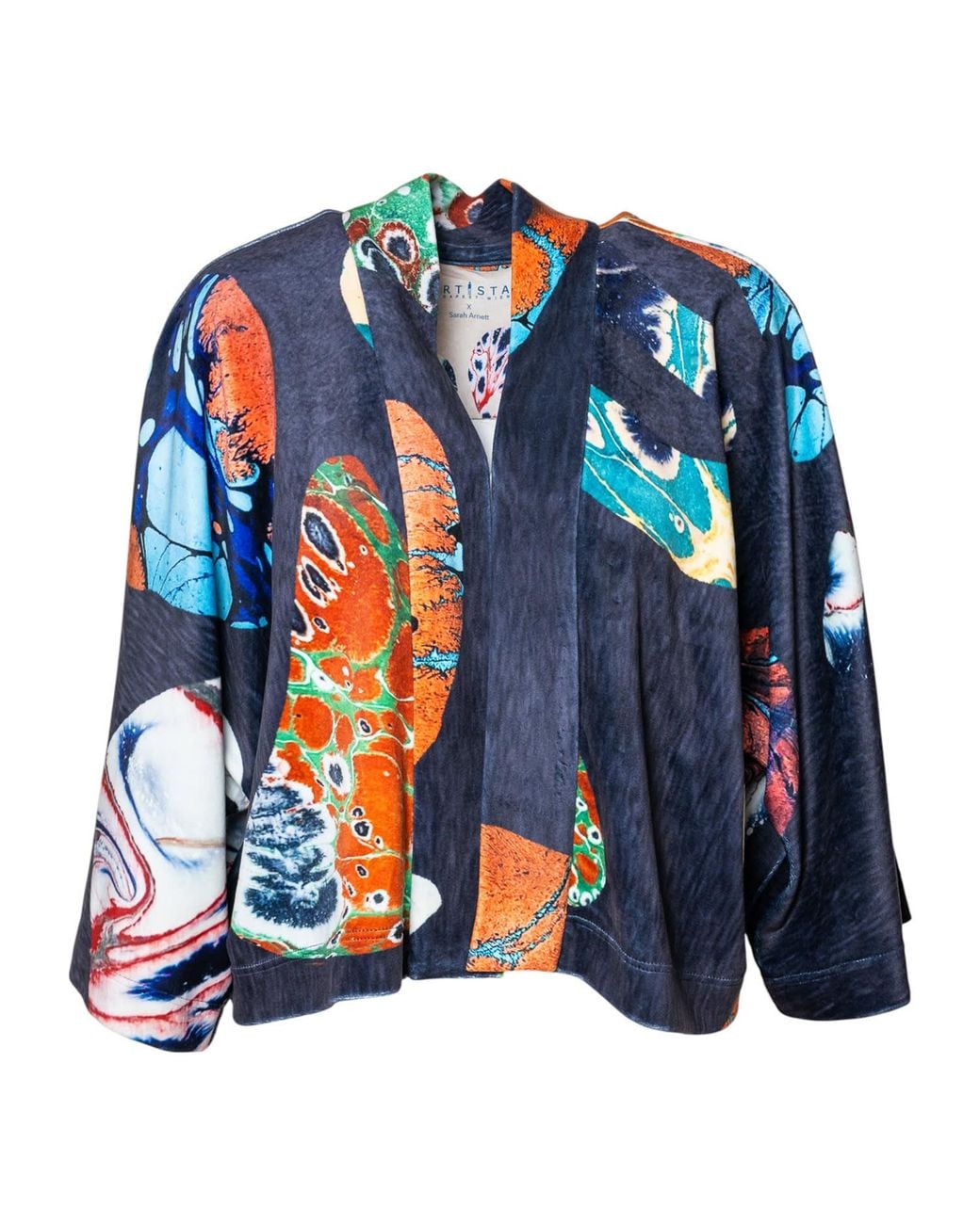 ARTISTA Bluewater Velvet Cardigan