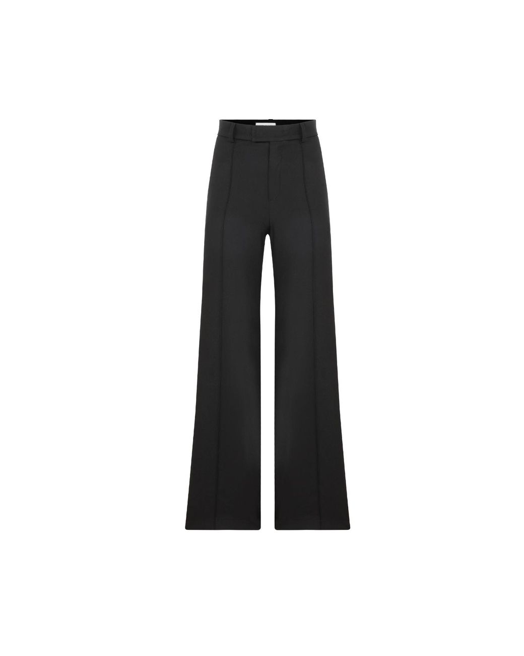 NAZLI CEREN Black Millie Straight Cut Twill Trousers