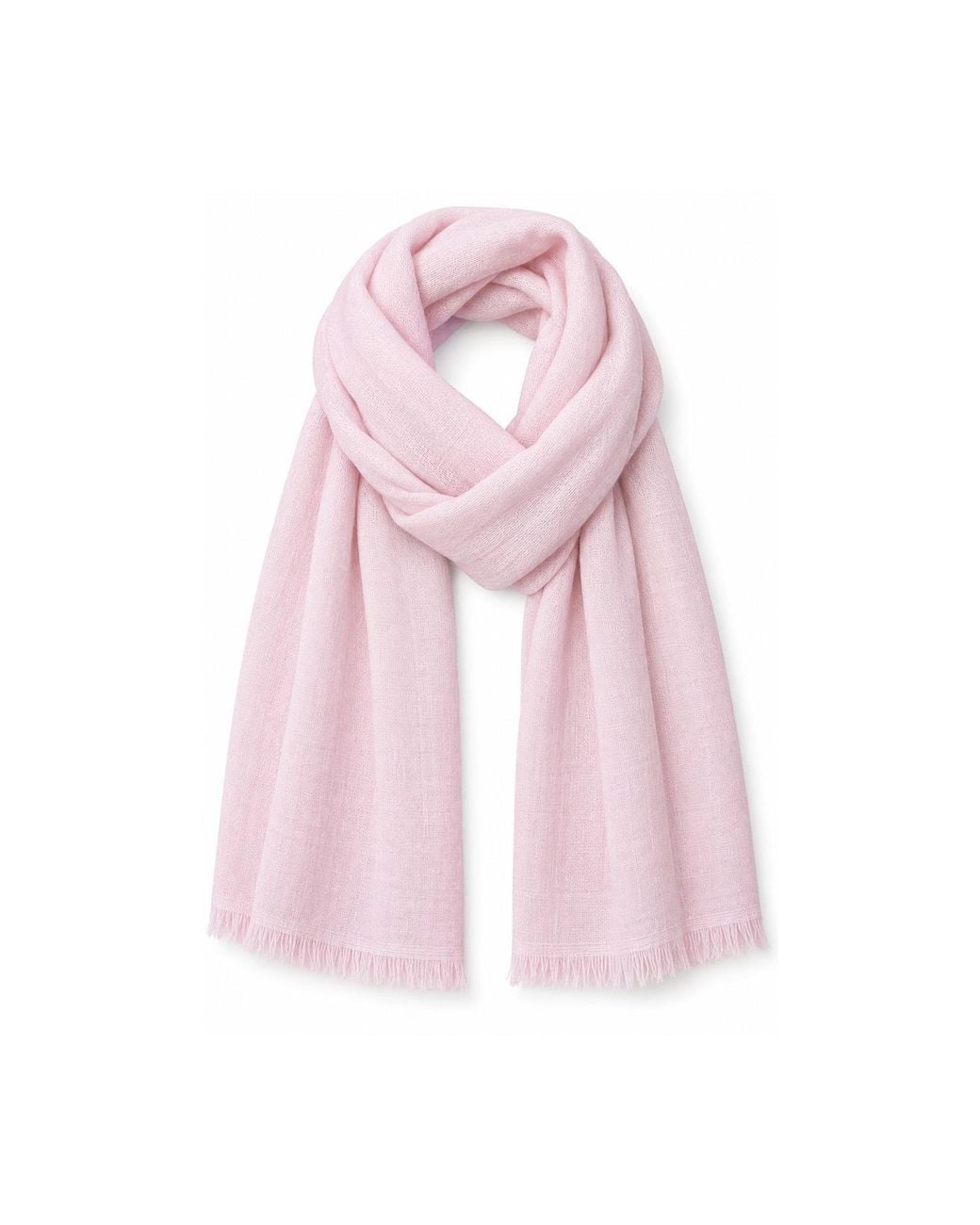 Stovaria Pink Pastel Cashmere Handwoven Scarf
