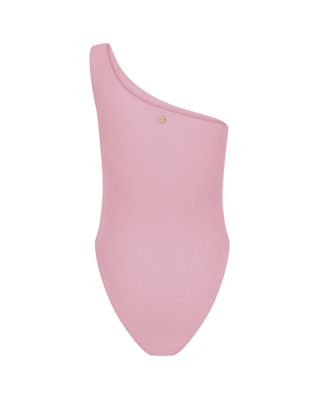 Blake Swimwear Pink Wave One Shoulder Swimsuit