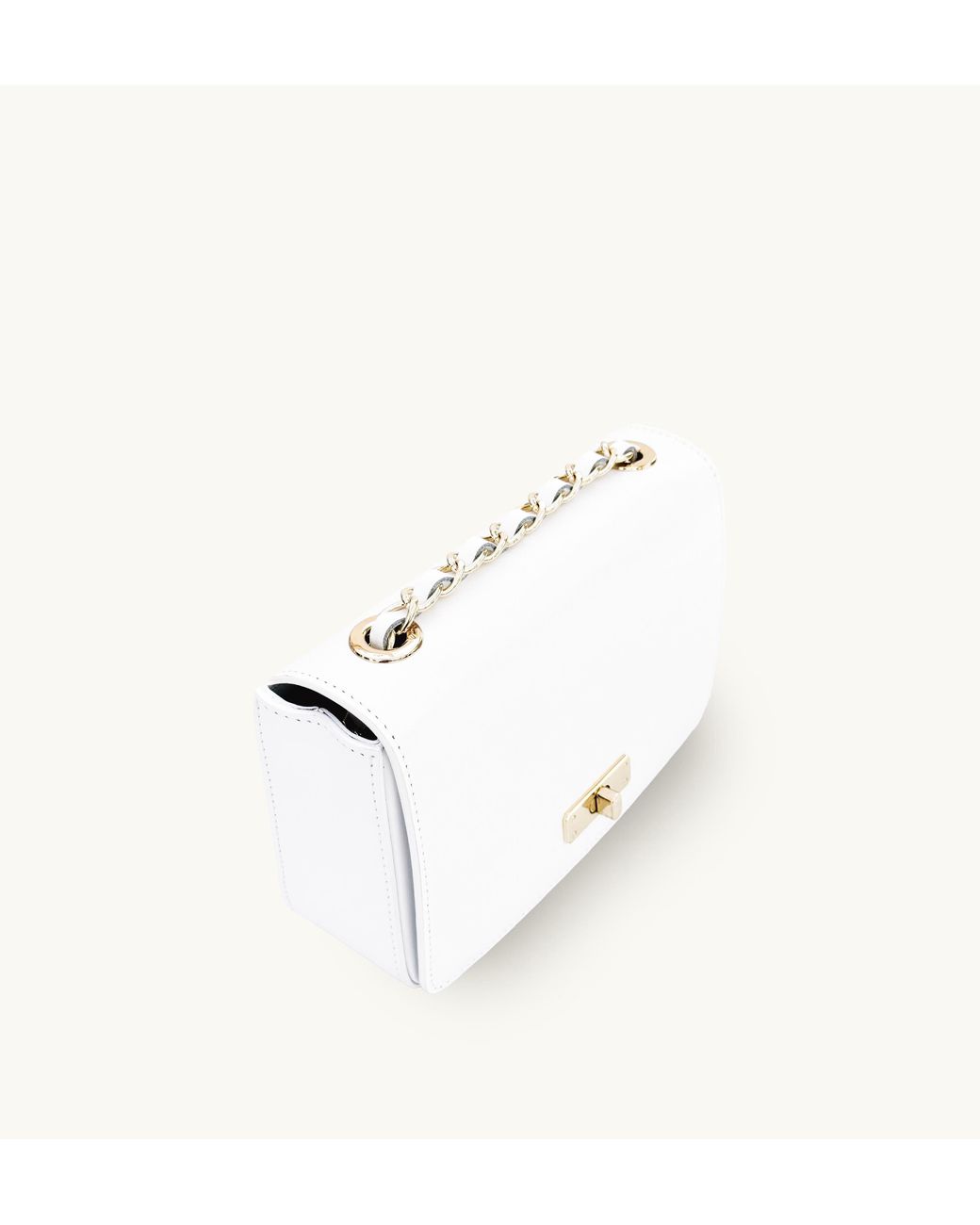Apatchy London White The Grace Leather Bag