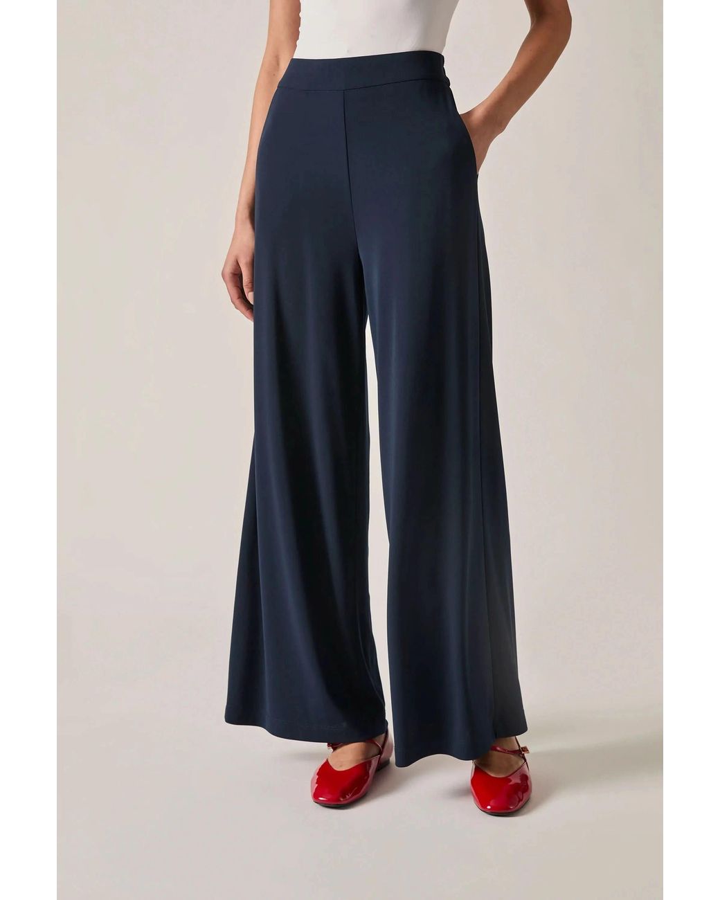 James Lakeland Blue Palazzo Pants