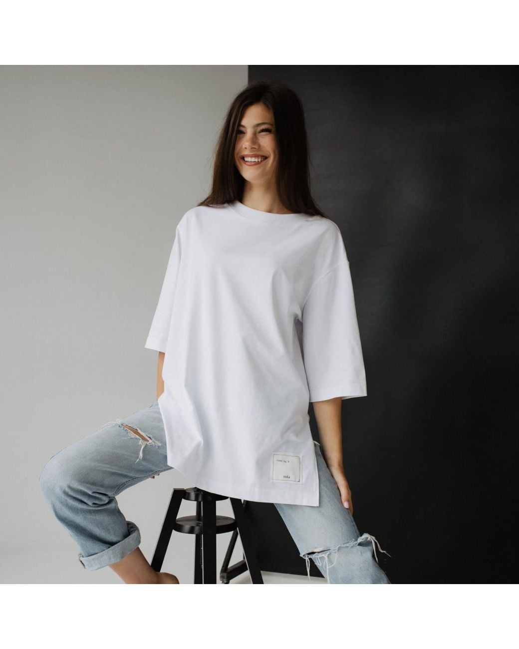 Nola White Ria T-Shirt
