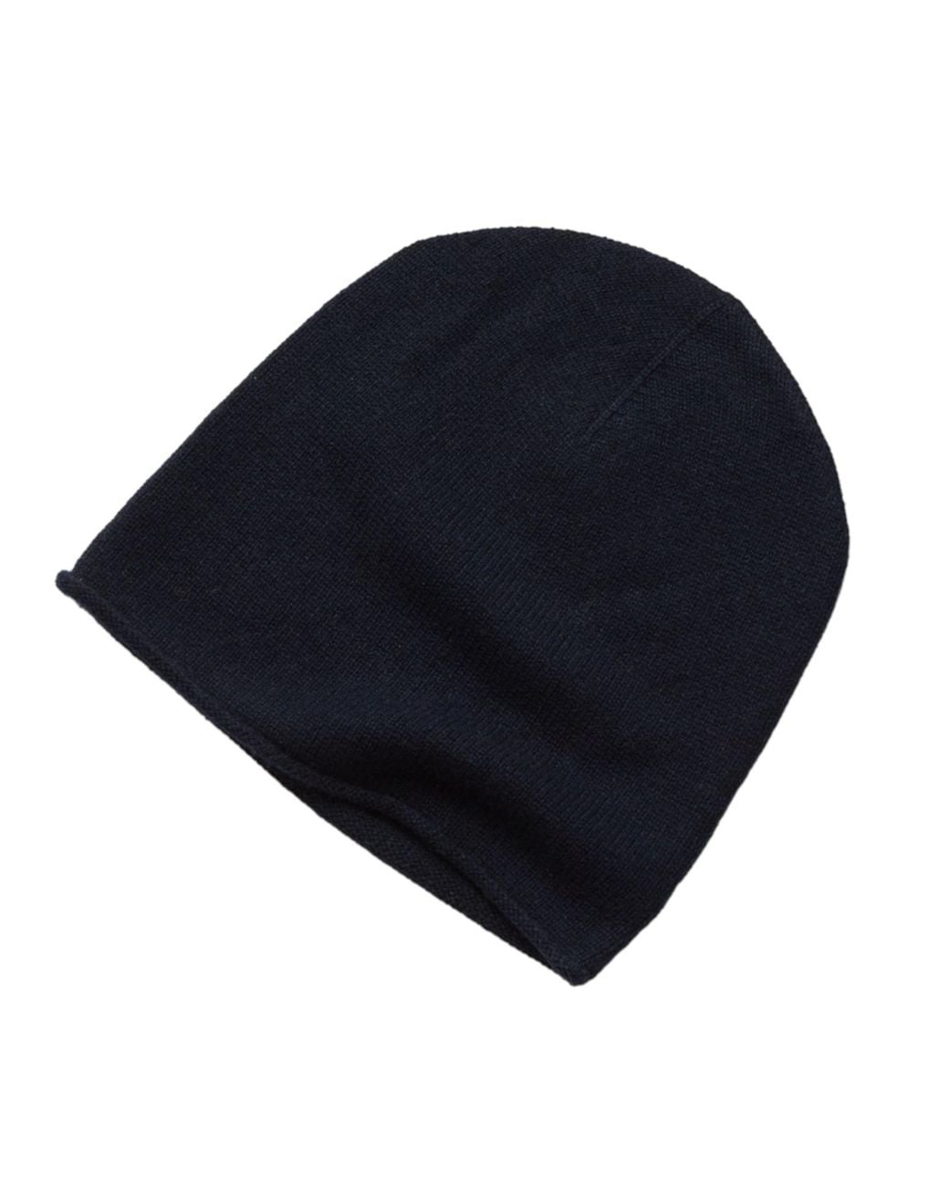 Cove Blue Cashmere Beanie Hat