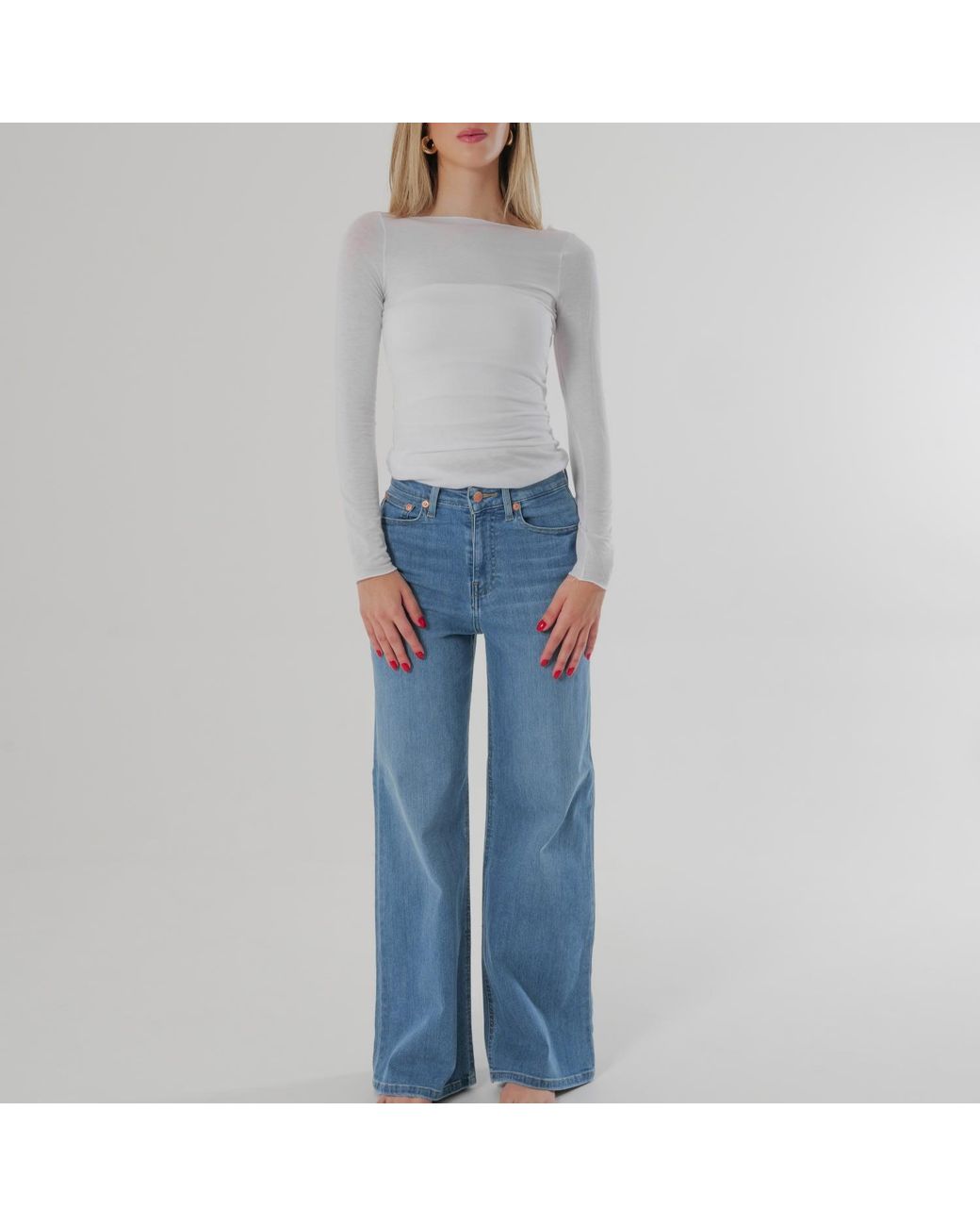 Her & Glory Blue Rosie Wide Leg