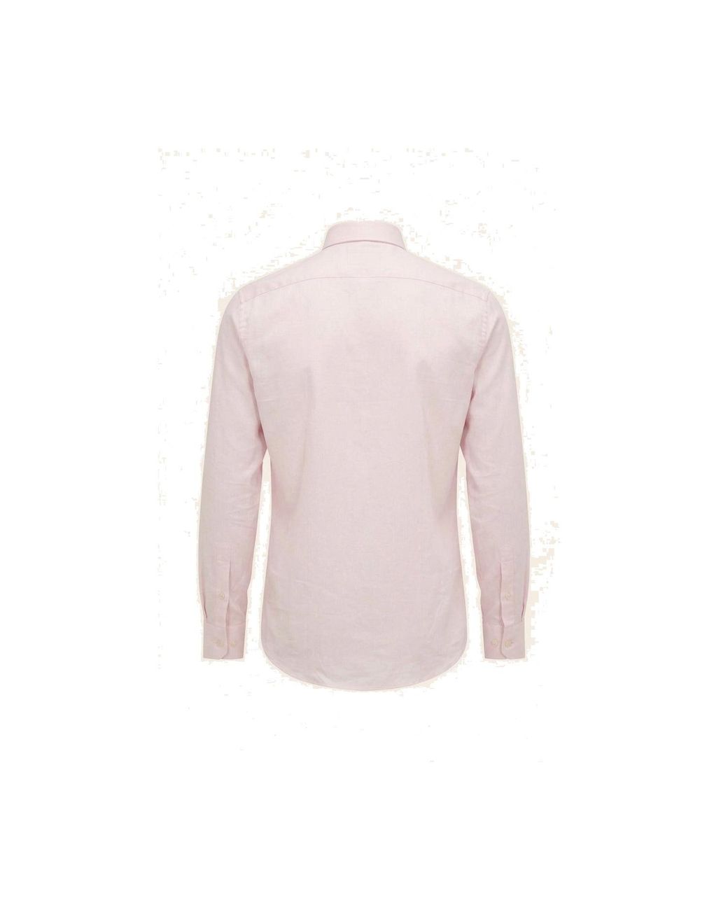 Ron Tomson Pink Pure Cotton Classic Collar Sateen Dress Shirt for men