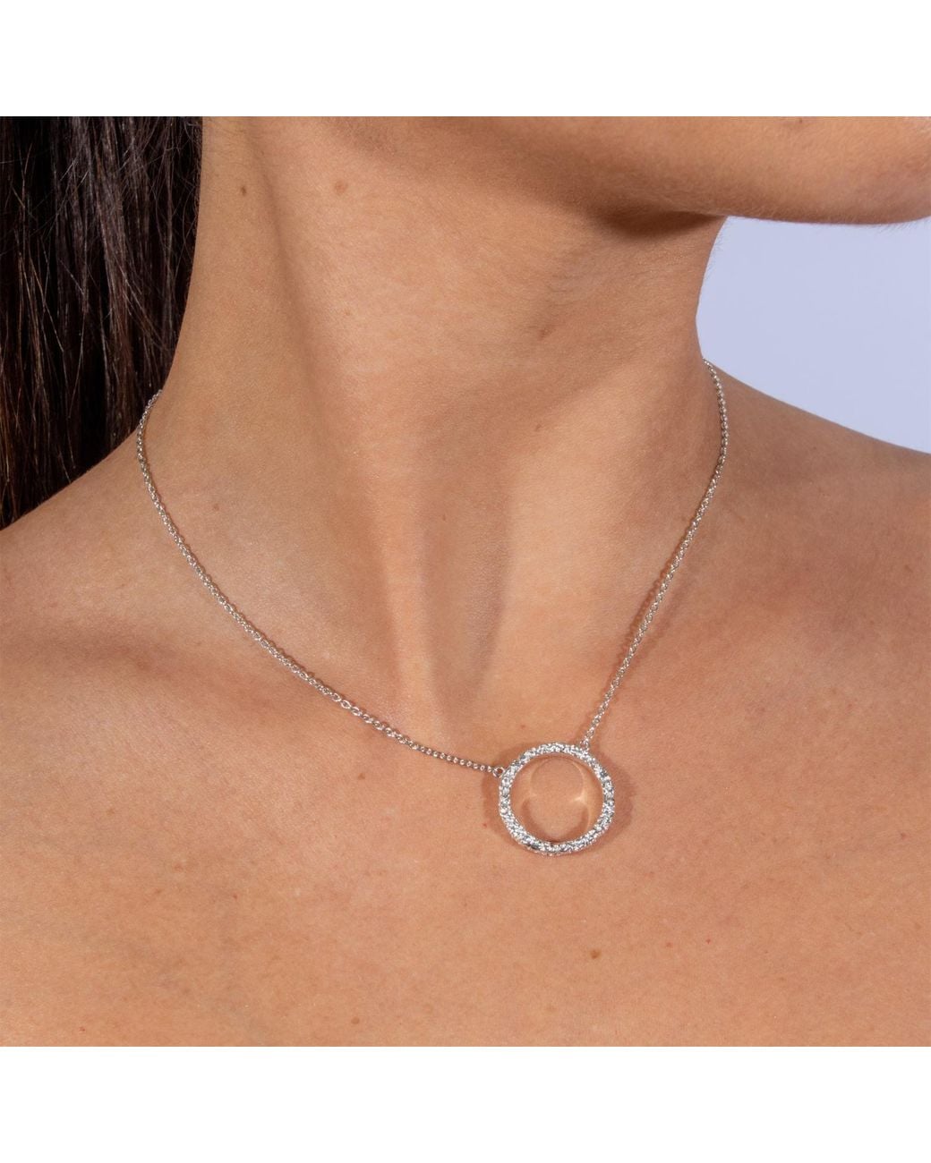 Lucy Quartermaine Metallic Solid Sterling Single Hula Pendant