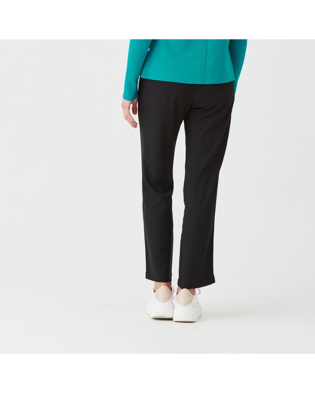Perlavera Blue Nora Pull On Pant Without Pocket