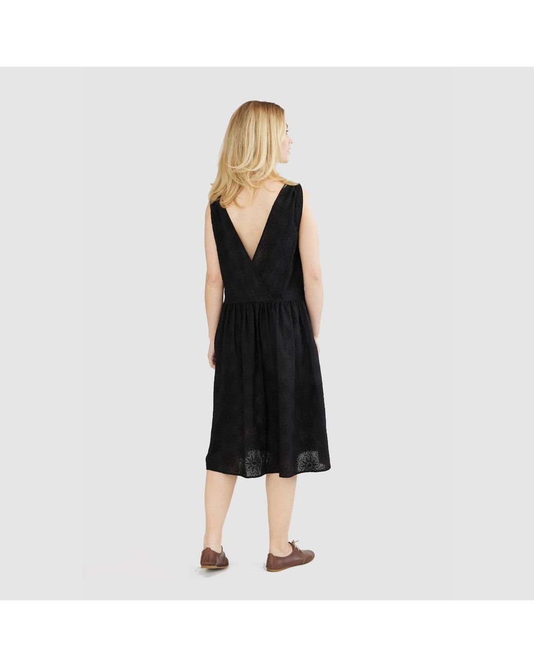 GROBUND Black The Vilma Dress