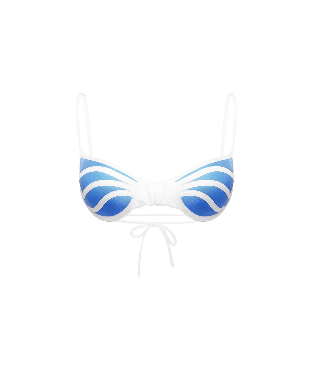 GOD SAVES QUEENS Blue Allure Aqua Top