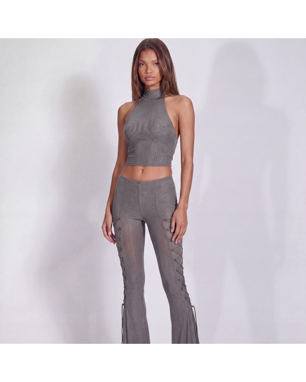 Khéla the Label Gray No Introduction Pants