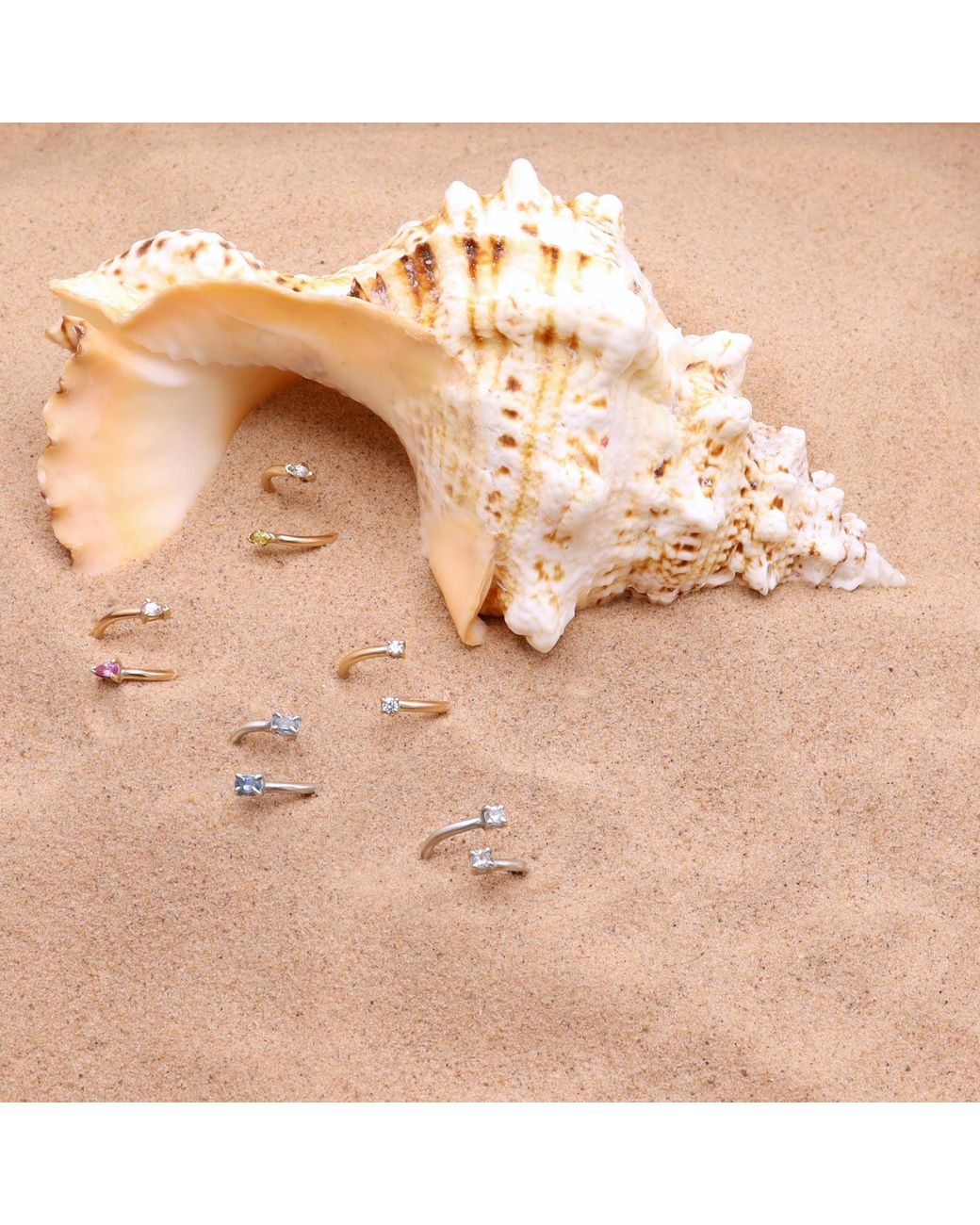 Gabriella Alicia White Sapphire Toi Et Moi Wrap Ring