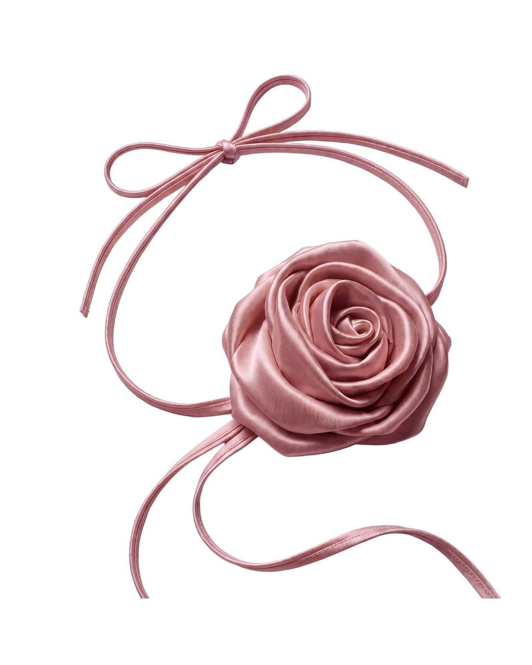 Angelika Jozefczyk Pink Catrice Satin Rose Choker Dusty