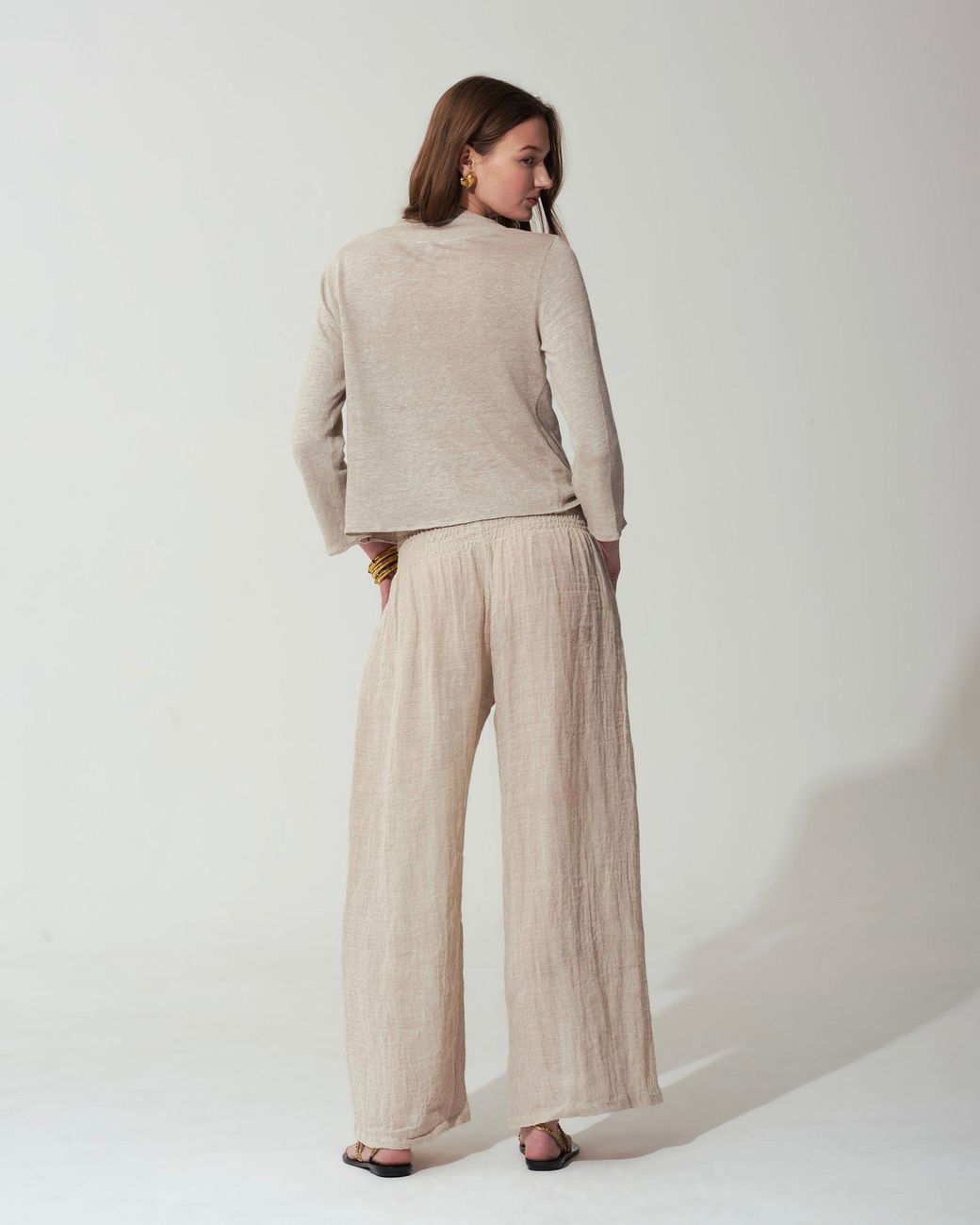 MARICEL Natural Neutrals Morgana Trousers