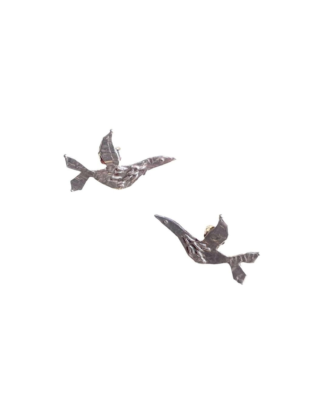 Raxada Metallic Birds Earrings